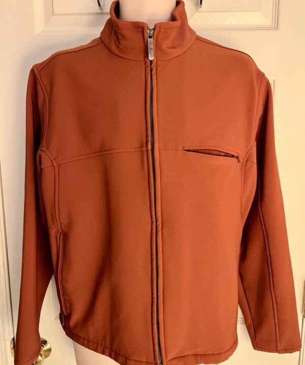 Woolrich Jacket Mens Large Copper Front Zip Nylon Polyester Stretch Active Sail - Image 2