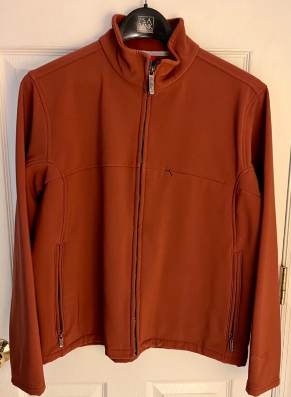 Woolrich Jacket Mens Large Copper Front Zip Nylon Polyester Stretch Active Sail - Image 9