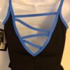 GK DANCE TOP ADULT LARGE BLACK MICROFIBER CAMISOLE DANCE CHEER JAZZ GYM SIZE AL - Image 2