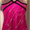 GK CAMISOLE ADULT SMALL PINK SILVER FOIL GYMNASTICS DANCE TANK LEOTARD Sz AS NWT - Image 2