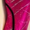 GK CAMISOLE ADULT SMALL PINK SILVER FOIL GYMNASTICS DANCE TANK LEOTARD Sz AS NWT - Image 4