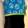 GK "SILVER PEACEMAKERâ€ CHILD XS BLACK VELVET GYMNASTICS DANCE TANK LEOTARD XS