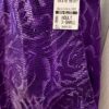 GK ICE SKATE ADULT X-SMALL PURPLE FLORAL FOIL PRINT VELVET PULL-ON SKIRT Sz AXS - Image 5