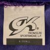 GK ICE SKATE ADULT X-SMALL PURPLE FLORAL FOIL PRINT VELVET PULL-ON SKIRT Sz AXS - Image 9