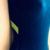 GK ICE FIGURE SKATE ADULT SMALL OCEAN LIME VELVET TANK RACERBACK DRESS Sz AS - Image 2