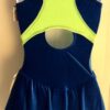 GK ICE FIGURE SKATE ADULT SMALL OCEAN LIME VELVET TANK RACERBACK DRESS Sz AS - Image 8