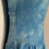 GK ICE FIGURE ADULT SMALL SLVLS BLUE TIE-DYE SILVER METALLIC BIZO SKATE DRESS AS - Image 3