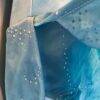 GK ICE FIGURE ADULT SMALL SLVLS BLUE TIE-DYE SILVER METALLIC BIZO SKATE DRESS AS - Image 4