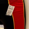 GK CHEER ADULT SMALL MICRO MINI ATHLETIC WORKOUT SHORTS BLACK RED GOLD SZ S - Image 4