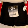 GK CHEER ADULT SMALL MICRO MINI ATHLETIC WORKOUT SHORTS BLACK RED GOLD SZ S - Image 7