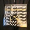 GK "SKATE" BLACK PANTS LADIES MEDIUM COTTON SKATE PRINT WAIST ELASTIC  SZ M - Image 4