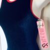 GK SAPPHIRE VELVET LADIES SMALL RED FOIL RACERBACK GYMNASTS DANCE LEOTARD Sz AS - Image 3