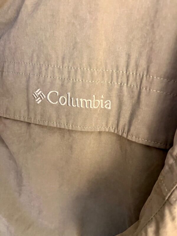 COLUMBIA JACKET Men's 2XL Olive Green Full Zip Vented Mesh Lined Outdoor  EUC! - Image 3