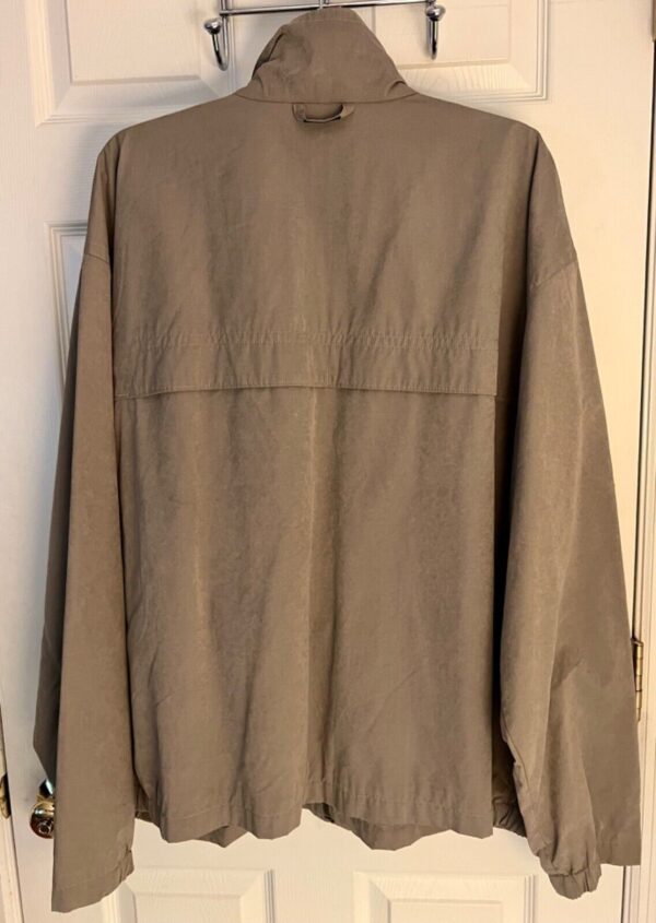 COLUMBIA JACKET Men's 2XL Olive Green Full Zip Vented Mesh Lined Outdoor  EUC! - Image 8