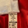 GK Elite RED WHITE FOIL 3/4 SLEEVES Gymnastic Dance Leo Sz AS - Image 4