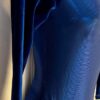 GK LgSLV LADIES SMALL NAVY VELVET BLUE SHIMMER GOLD GYMNAST DANCE LEOTARD Sz AS - Image 3