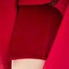 GK FIGURE SKATE ADULT SMALL CAP SLV X-STRAP ROYAL RED VELVET DRESS Sz AS NWT! - Image 4