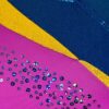 GABRIELLE DOUGLAS ASYM MAGENTA ADULT X-SMALL TURQ SEQ GYMNAST DANCE LEOTARD AXS - Image 2