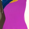 GABRIELLE DOUGLAS ASYM MAGENTA ADULT X-SMALL TURQ SEQ GYMNAST DANCE LEOTARD AXS - Image 7