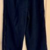 GK WARM UP ADULT LARGE NAVY POLYESTER FLEECE SIDE ZIP OFF ICE SKATE PANTS AL NWT