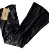 LEOâ€™S DANCEWEAR JAZZ ADULT SMALL BLACK SHINY WET LOOK BOOT LEG DANCE PANTS SZ S