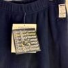 GK WARM UP ADULT LARGE NAVY POLYESTER FLEECE SIDE ZIP OFF ICE SKATE PANTS AL NWT - Image 3