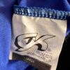 GK ICE SKATE LADIES LARGE 3/4 SLV NYLON/SPANDEX BLUE/BLACK CROP DANCE TOP  SZ L - Image 9