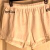 GK MENS X-SMALL #1817 WHITE â€œSPORTS GROVEâ€ GYMNASTICS RUNNING COMP SHORTS AXS