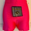 GK PINK ADULT SMALL MINI WORKOUT SHORTS NYLON/SPANDEX GYMNASTIC DANCE CHEER AS - Image 3