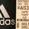 NWT! ADIDAS BLACK CAPRI TIGHTS CLIMALITE BY GK SIZE ADULT S - Image 4
