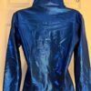 GK SUPPLEX WARM UP JACKET ADULT SMALL TURQUOISE FOIL WHITE GYMNASTICS CHEER Sz S - Image 4