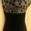 GK DANCE BIKETARD ADULT SMALL BLACK FLORAL FOILED PRINT VELVET GYM CAMISOLE AS - Image 3
