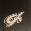 GK DANCE BIKETARD ADULT SMALL SILVER STARRY NIGHT FOIL BLACK VELVET TANK Sz AS - Image 6