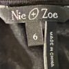 NIC + ZOE LADIES BLACK VELVET SHEER LINED PRINT SMALL 6 MIDI SKIRT Sz S (6) EUC! - Image 6
