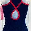 GK SAPPHIRE VELVET ADULT SMALL RACERBACK RED TRIM JA GYMNAST DANCE LEOTARD Sz AS - Image 7