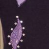GK ICE FIGURE SKATE ADULT SMALL EGGPLANT VELVET CAMISOLE ASYM YOKE JA DRESS AS - Image 4