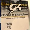 GK ASYM GIRLS MEDIUM WHITE BLUE OPAL JA GYMNASTICS DANCE TANK LEOTARD CM NWT! - Image 6