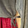 GK SLATE VELVET  LADIES SMALL L/S WRAP W/ TIE SKATE DANCE BALLET CASUAL JACKET S - Image 4