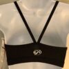 GK ELITE CHEER SPORT TOP ADULT X-SMALL BLACK SYLKTECH CAMISOLE AXS NWT! - Image 2