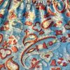 GK ADULT X-LARGE PAISLEY BLUE & NAVY VELVET GYMNASTIC DANCE TANK LEOTARD SZ XL - Image 2