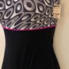GK DANCE BIKETARD ADULT SMALL BLACK GRAY PRINT NYLON/SPAN WORKOUT GYM TANK Sz AS - Image 4