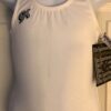 GK COMPETITION SHIRT SINGLET CHILD SMALL WHITE N/S TRADITIONAL LEG CUT Sz CS NWT