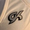 GK COMPETITION SHIRT SINGLET CHILD SMALL WHITE N/S TRADITIONAL LEG CUT Sz CS NWT - Image 2