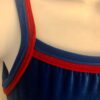 GK DANCE BIKETARD ADULT SMALL OCEAN BLACK RED VELVET GYM CHEER CAMISOLE Sz AS - Image 2
