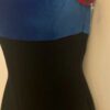 GK DANCE BIKETARD ADULT SMALL OCEAN BLACK RED VELVET GYM CHEER CAMISOLE Sz AS - Image 4