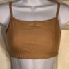 GK Elite CAMISOLE SPORTS BRA #1460 ADULT MEDIUM NUDE COTTON/SPANDEX Size AM NWT!