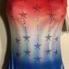GK FREE SPIRIT TANK ADULT SMALL GYMNASTICS DANCE HOLOTEK SEQUINS LEOTARD AS