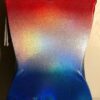 GK FREE SPIRIT TANK ADULT SMALL GYMNASTICS DANCE HOLOTEK SEQUINS LEOTARD AS - Image 2