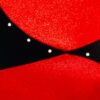 GK RED SPARKLE HOLOGRAM ADULT X-SMALL BLACK VELEVT JA GYMNASTIC TANK LEOTARD AXS - Image 2