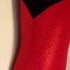 GK RED SPARKLE HOLOGRAM ADULT X-SMALL BLACK VELEVT JA GYMNASTIC TANK LEOTARD AXS - Image 4